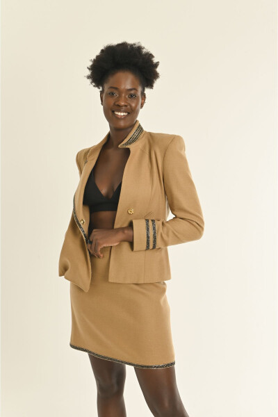 Wool Sense Yün Takım Elbise-taba - 7