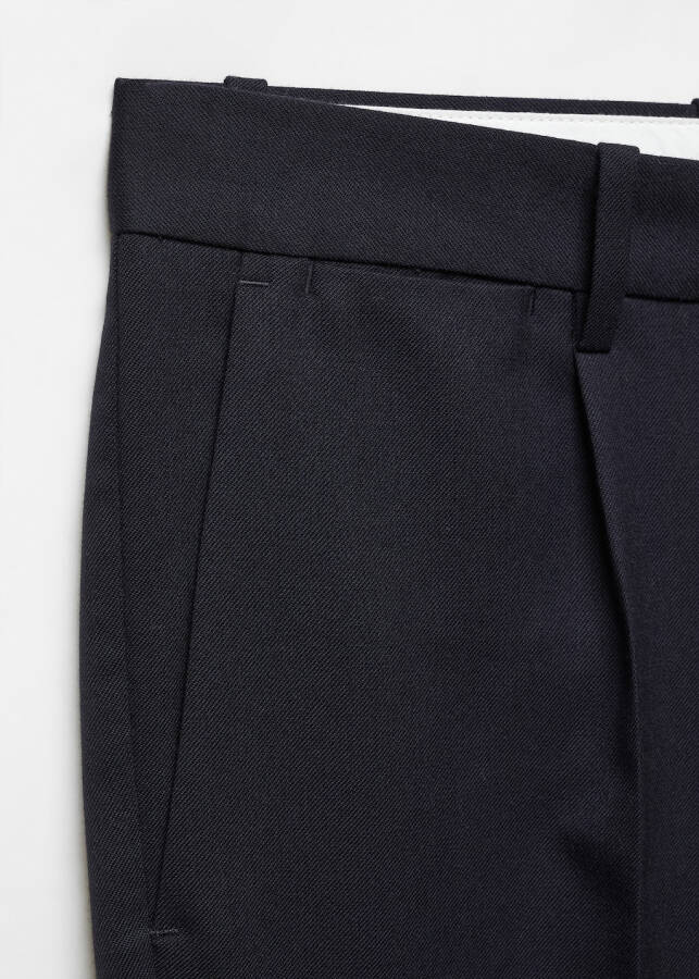 Wool trousers with pleats - 6