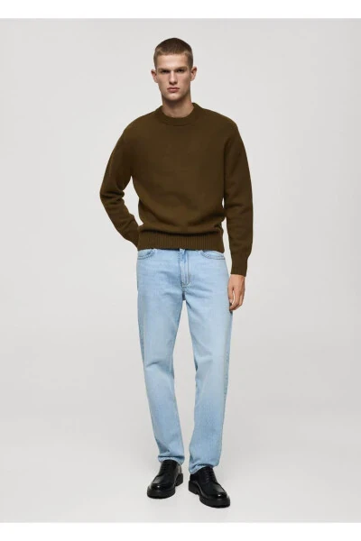 Woolen blend knitted sweater - MANGO MAN (1)