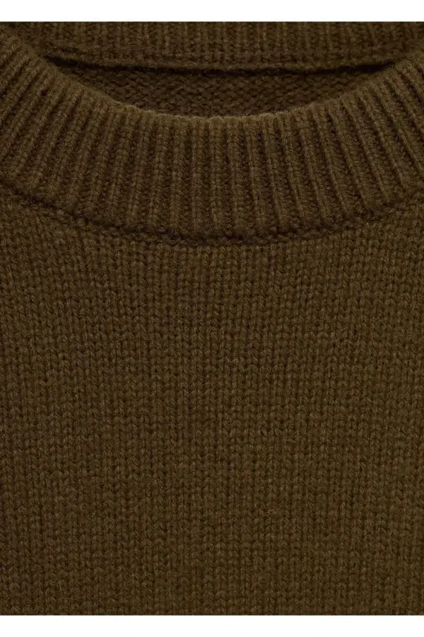 Woolen blend knitted sweater - 5