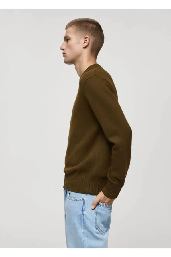 Woolen blend knitted sweater - 6