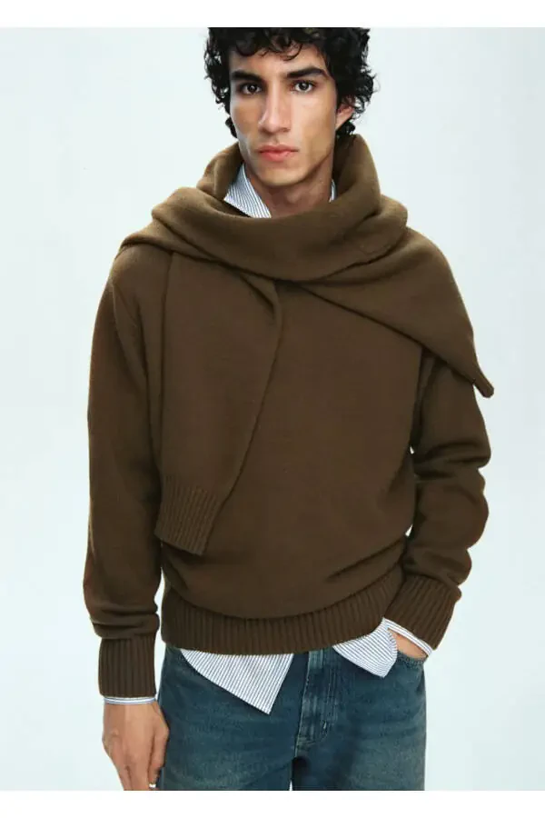 Woolen blend knitted sweater - 7