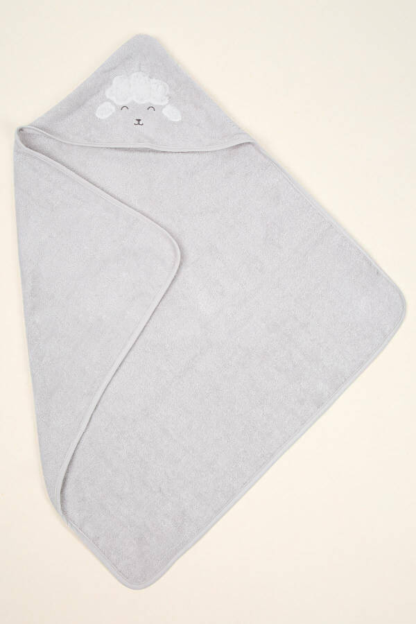 Wooly Swaddle Light Grey 75x75 - 8