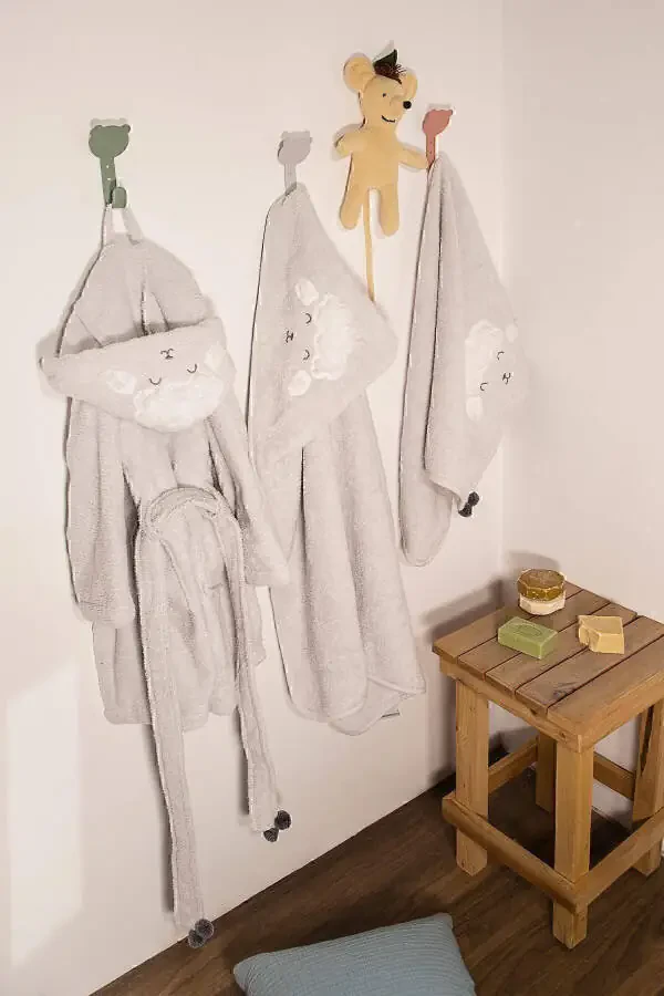 Wooly Swaddle Light Grey 75x75 - 5