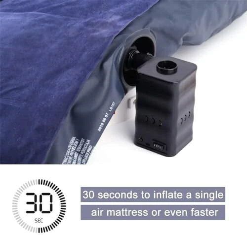 Woowind Electric Air Pump, Cordless Air Mattress Pump for Pool Floats, Swimming Rings, Air Bed, Air Sofa, Rechargeable Battery Powered - Woowind (1)