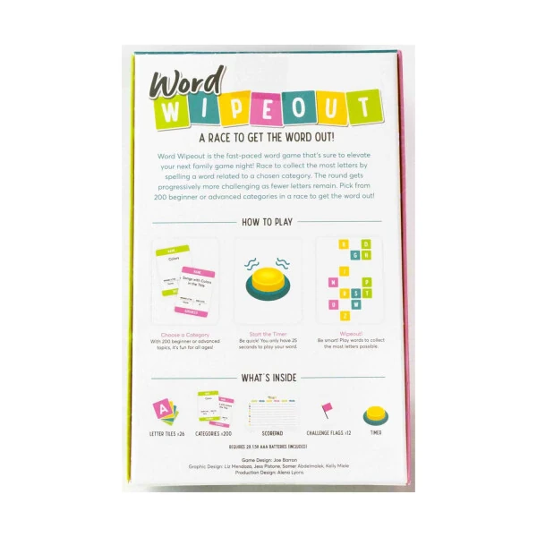 Word Wipeout Family Board Game for Ages 8 and up, from Asmodee - GRAY MATTERS GAMES (1)