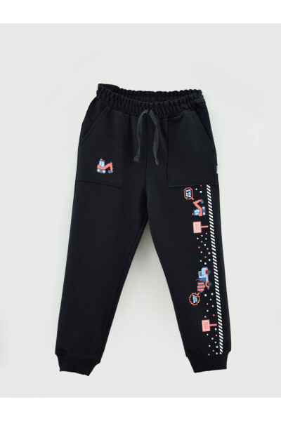 WORK ZONE Car Pattern Pocket Boys Sweatpants - 4