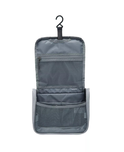 World Travel Essentials Hanging Toiletry Case Gray Heath - 7