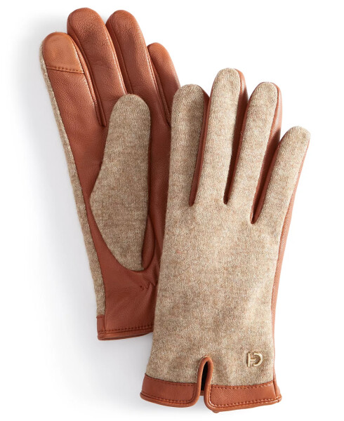 Woven Backed Gloves Teak - 1