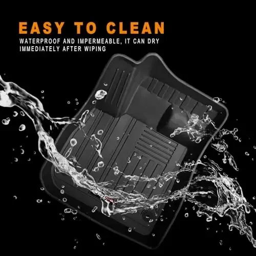 Wqyimat Custom All Weather Floor Mats and Cargo Trunk Liner для аксессуаров Chevrolet Malibu 2016-2024 TPE резиновый защитный коврик, для Chevrolet Malibu набор напольных ковриков - Wqyimat (1)