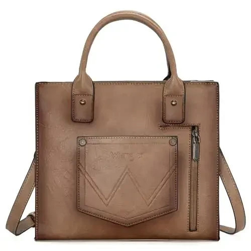 Wrangler Ayollar uchun Tote Bag G'arbiy Sigir Terisi Hamyon va Hamyonlar To'plami - 3