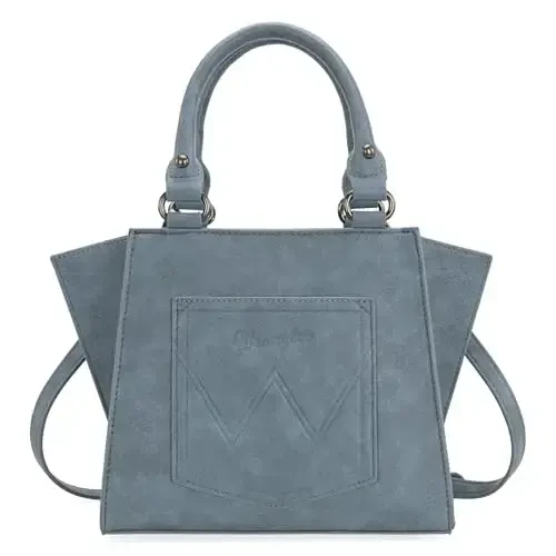 Wrangler Small Tote Purse Chiroyli ayollar sumkalari G'arbiy Paisley bosma sumkachalari - 2