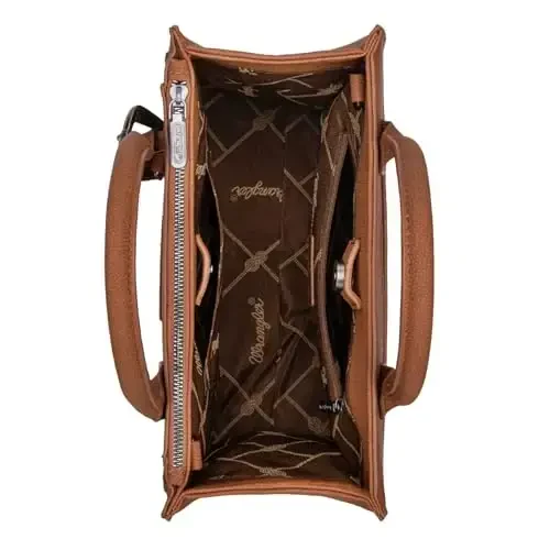 Wrangler Tote Bag for Women Western Cowhide Purse and Wallet Set - 5
