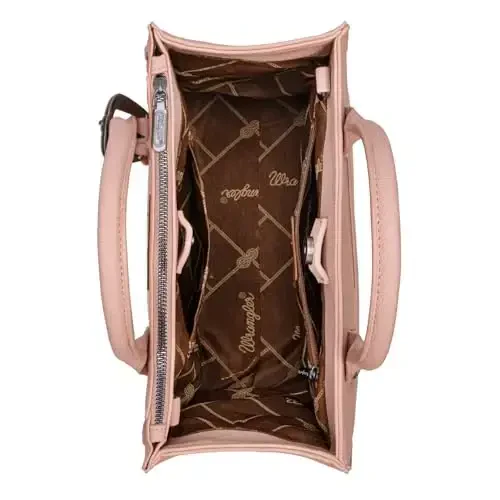 Wrangler Tote Bag for Women Western Cowhide Purse and Wallet Set - 5