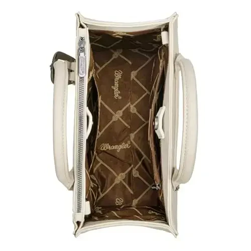 Wrangler Tote Bag for Women Western Cowhide Purse and Wallet Set - 5
