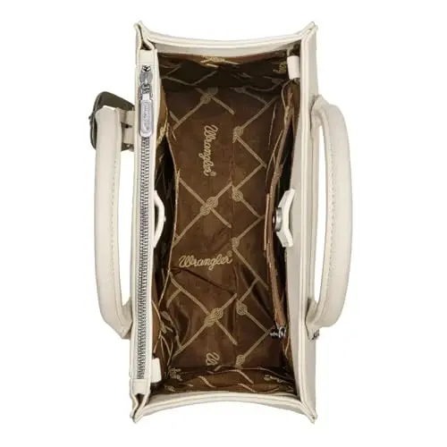 Wrangler Tote Bag for Women Western Cowhide Purse and Wallet Set - 5