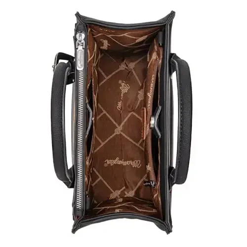 Wrangler Tote Bag for Women Western Cowhide Purse and Wallet Set - 5