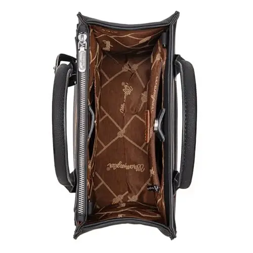 Wrangler Tote Bag for Women Western Cowhide Purse and Wallet Set - 5