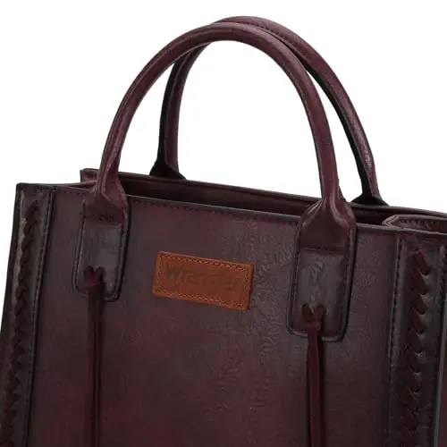 Wrangler Tote Bag for Women Western Cowhide Purse and Wallet Set - 2