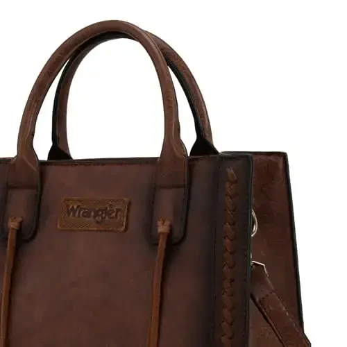 Wrangler Tote Bag for Women Western Cowhide Purse and Wallet Set - 3