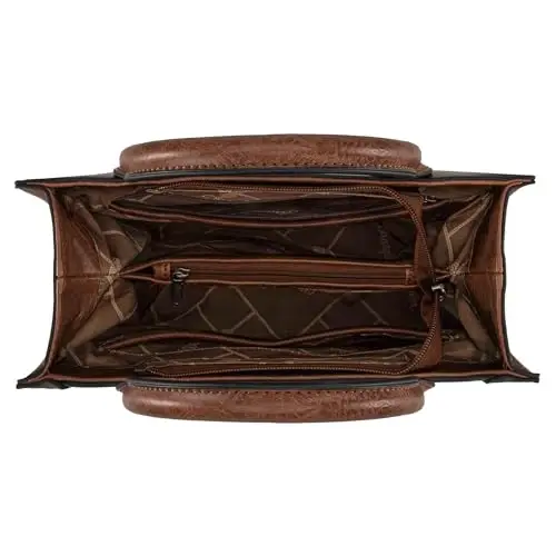 Wrangler Tote Bag for Women Western Cowhide Purse and Wallet Set - 5