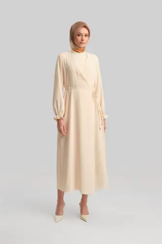 Wrap Dress Ort9230 Moonstone-Moonstone - 1