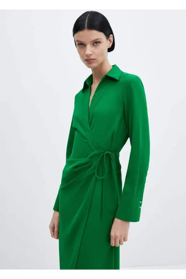 Wrap Dress Shirt - 1