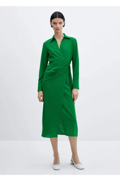 Wrap Dress Shirt - MANGO (1)