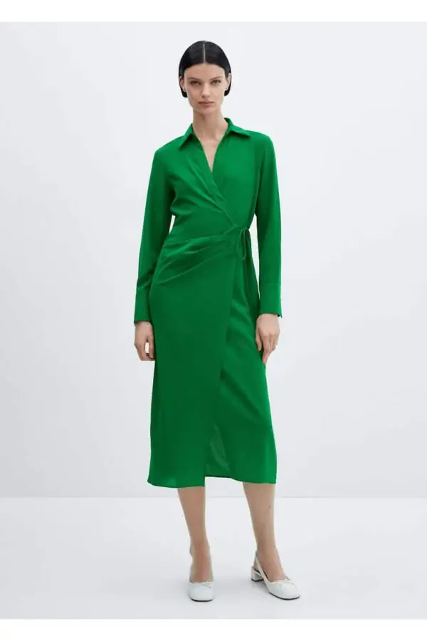 Wrap Dress Shirt - 2