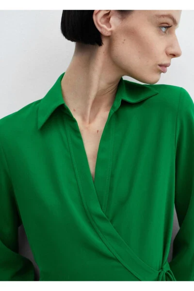 Wrap Dress Shirt - 7