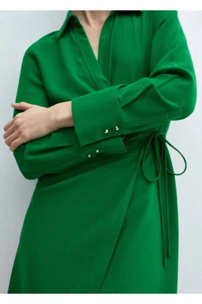 Wrap Dress Shirt - 8