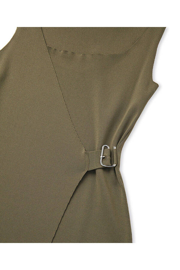 Wrap knitted dress - 4