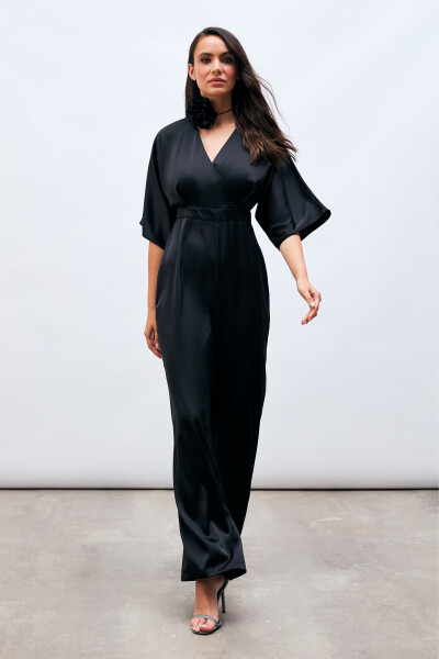 Wrap Overalls - BLACK - 2