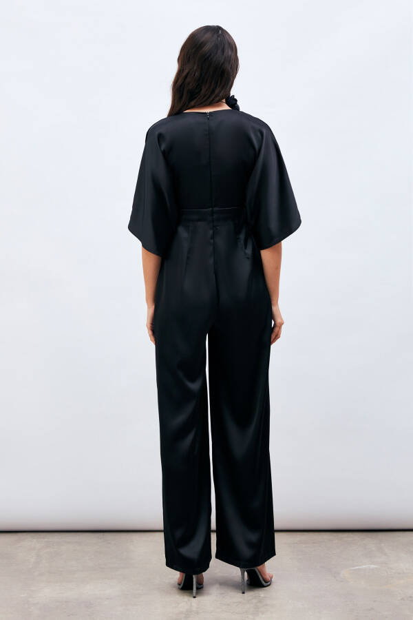 Wrap Overalls - BLACK - 5