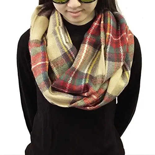 Wrapables Thick Knitted Winter Warm Infinity Scarf - 9