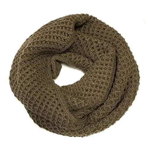 Wrapables Thick Knitted Winter Warm Infinity Scarf 