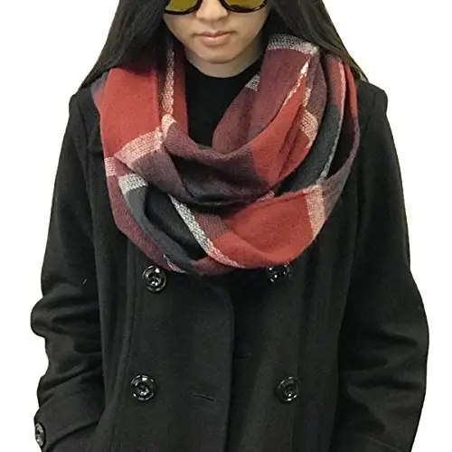 Wrapables Thick Knitted Winter Warm Infinity Scarf - WRAPABLES