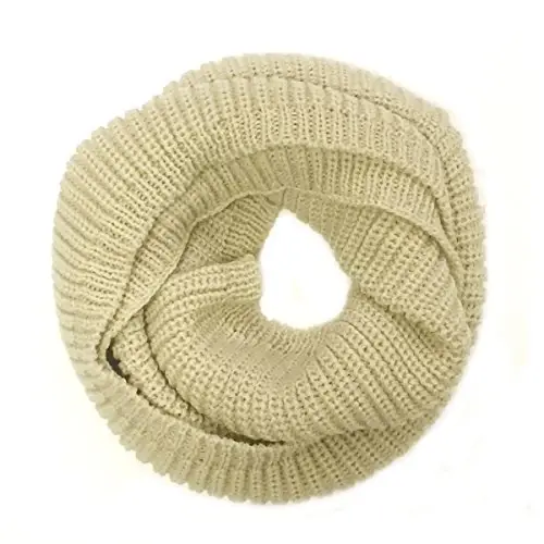 Wrapables Thick Knitted Winter Warm Infinity Scarf - WRAPABLES
