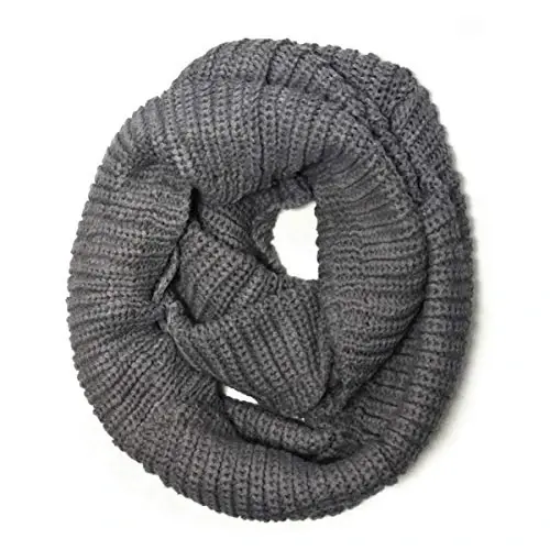 Wrapables Thick Knitted Winter Warm Infinity Scarf 