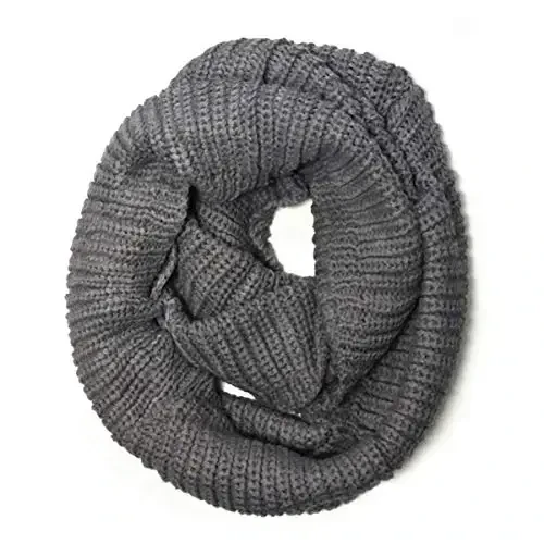 Wrapables Thick Knitted Winter Warm Infinity Scarf - WRAPABLES