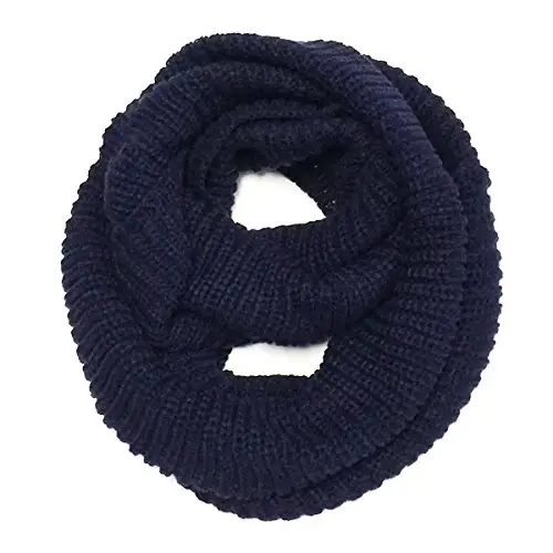 Wrapables Thick Knitted Winter Warm Infinity Scarf 