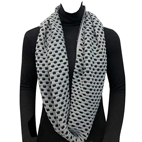 Wrapables Thick Knitted Winter Warm Infinity Scarf - 6