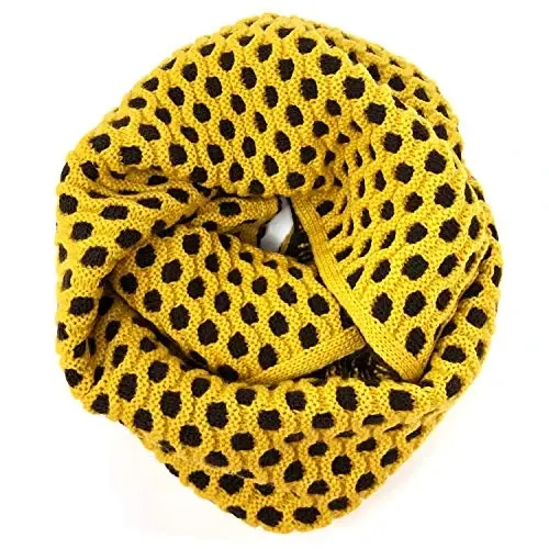 Wrapables Thick Knitted Winter Warm Infinity Scarf 