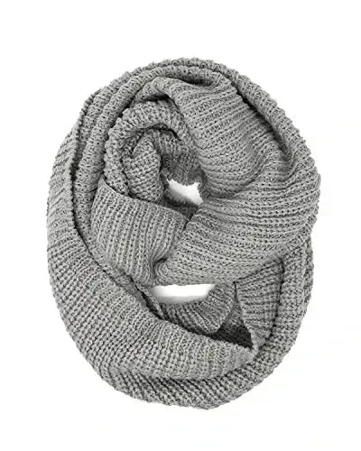 Wrapables Thick Knitted Winter Warm Infinity Scarf 