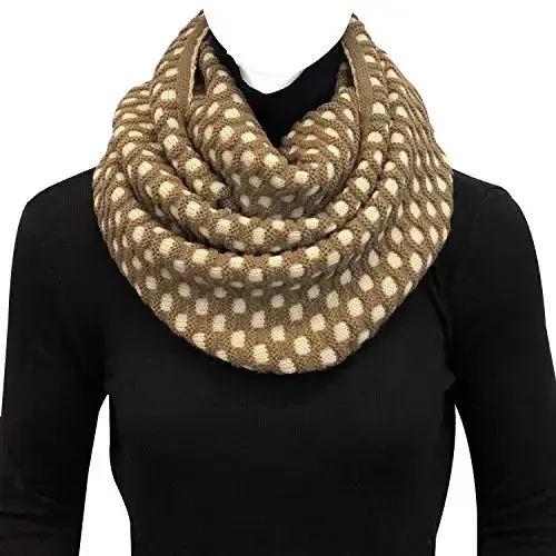 Wrapables Thick Knitted Winter Warm Infinity Scarf - 5