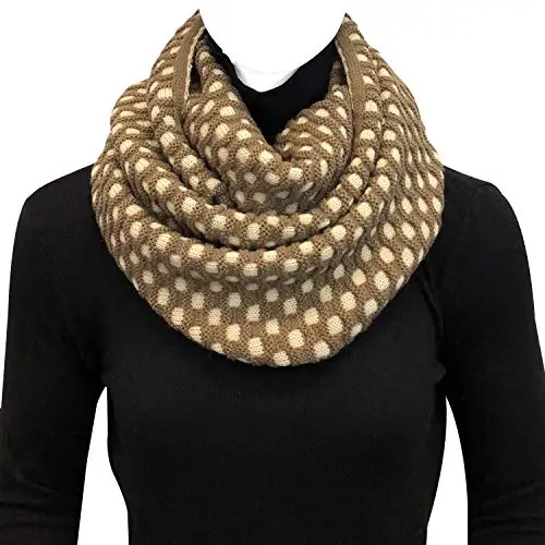 Wrapables Thick Knitted Winter Warm Infinity Scarf - 5