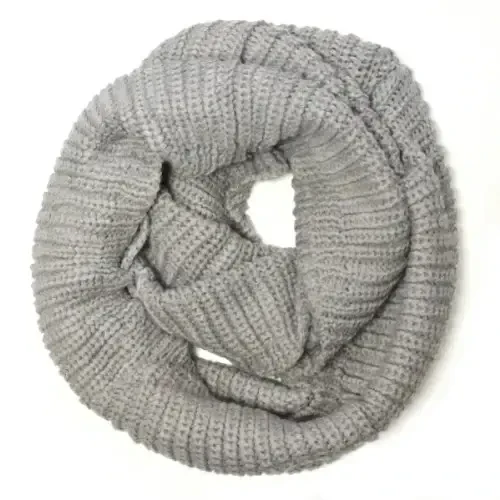 Wrapables Thick Knitted Winter Warm Infinity Scarf - 1