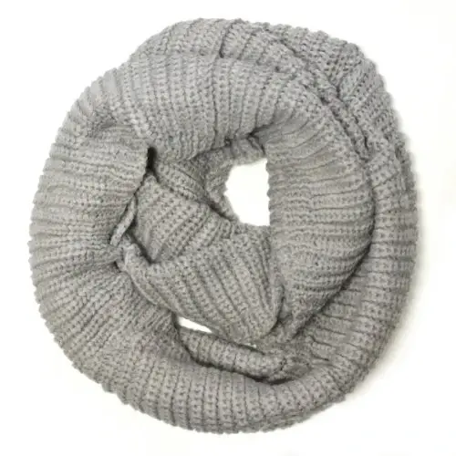 Wrapables Thick Knitted Winter Warm Infinity Scarf - 1