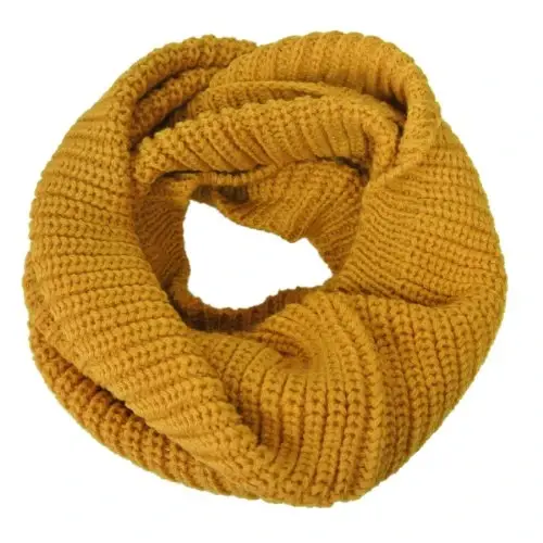 Wrapables Thick Knitted Winter Warm Infinity Scarf 