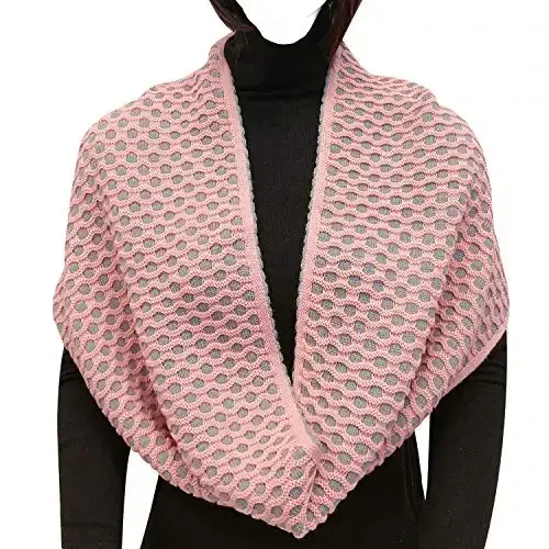 Wrapables Thick Knitted Winter Warm Infinity Scarf - 5